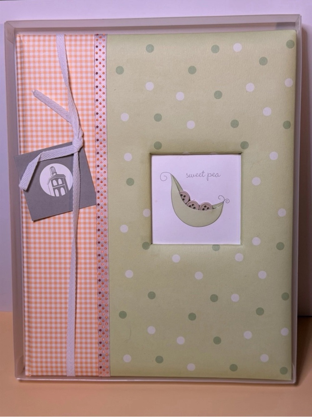 Baby Record Keeping Book 80 -Sweet Pea 
80 pages for mementos, photos & more!